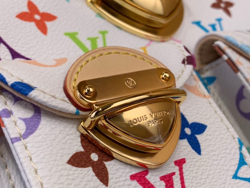 LV Venice LV x TM White Multicolored Monogram Canvas 203340