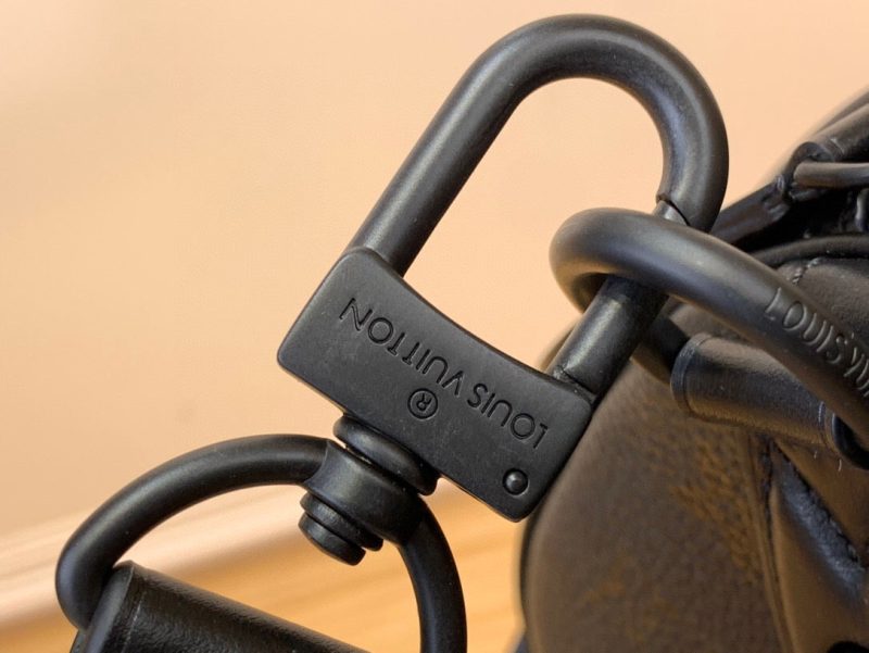 LV Speedy P9 Bandouliere 30 Black Calfskin 203342