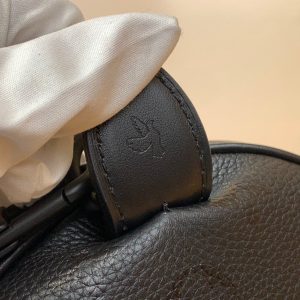 LV Speedy P9 Bandouliere 30 Black Calfskin 203342