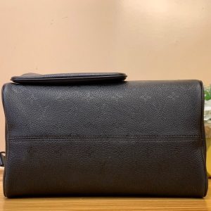 LV Speedy P9 Bandouliere 30 Black Calfskin 203342