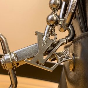 LV Keepall Bandouliere 25 Jmlt Black Calfskin 205345