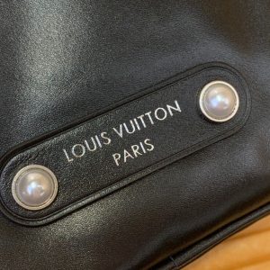 LV Keepall Bandouliere 25 Jmlt Black Calfskin 205345