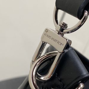 CARRY ALL PM 33.5 BLACK CLAFSKIN SILVER CHAIN