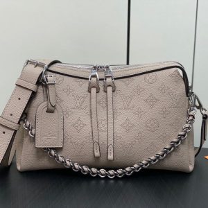 hand it all pm 29cm dark beige mahina calfskin