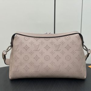 hand it all pm 29cm dark beige mahina calfskin