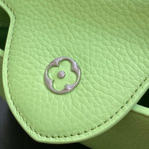 CAPUCINES BB 27 GREEN TAURILLON TURQUOISE SILVER HARDWARE