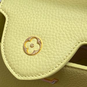 CAPUCINES BB 27 YELLOW TAURILLON GOLD HARDWARE
