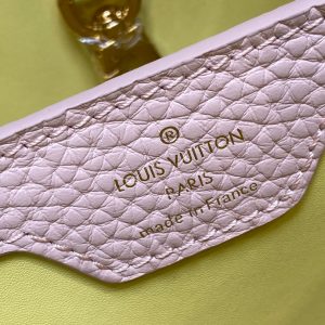 CAPUCINES BB 27 YELLOW TAURILLON GOLD HARDWARE