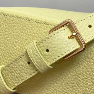 CAPUCINES BB 27 YELLOW TAURILLON GOLD HARDWARE