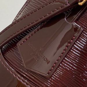 alma bb 23 bordeaux red epi calfskin