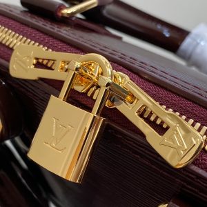 alma bb 23 bordeaux red epi calfskin
