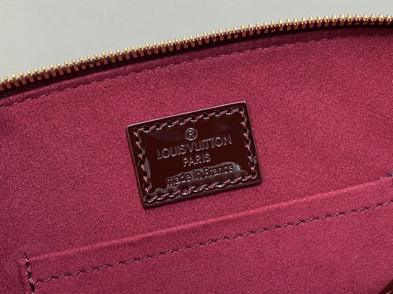 alma bb 23 bordeaux red epi calfskin