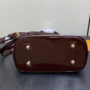 alma bb 23 bordeaux red epi calfskin