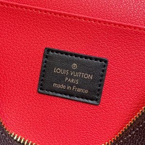 LV Nice BB Bag 24cm Brown Canvas Cowhide 320699