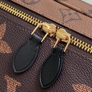 LV Nice BB Bag 24cm Brown Canvas Cowhide 320699