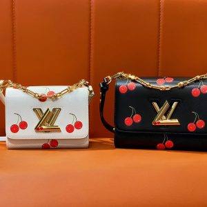 LV Twist 19cm Cherry Bag Epi Leather 338136