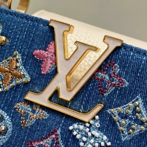 img_e8675cc7_20250621_i1750521044960_8338_0_6_jpg_c02339cc-db4d-4b3a-8a90-f74accab3dd1 LV Capucines 21cm Bag Blue mix Colors Denim Leather 338217