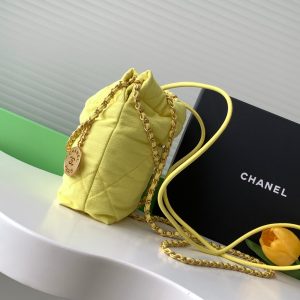 img_ecb71349_20241118_i1731917781_1833_7_jpg_404f1c6e-9565-41ae-bfe3-d656a3ae8397 Chanel 25 Hobo Bag 20cm Yellow Canvas 324801