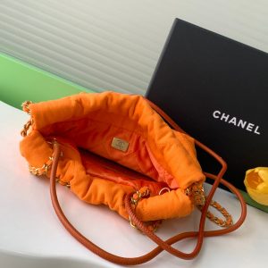 img_ecb71349_20241118_i1731917808_6674_5_jpg_79dd0295-6a94-49bc-98a0-355664ca4f93 Chanel 25 Hobo Bag 20cm Orange Canvas 324802