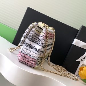 CC 24S Flap Bag Mini 21cm Multicolor Sequin Gold Hardware 238437