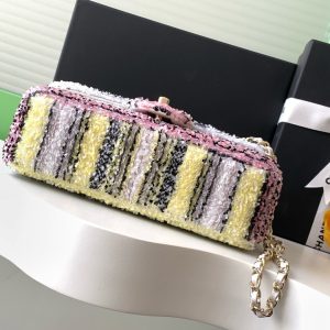 CC 24S Flap Bag Mini 21cm Multicolor Sequin Gold Hardware 238437