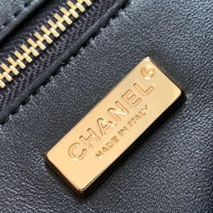 CC 24S Flap Bag Mini 21cm Black White Sequin Gold Hardware 238439