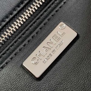 CC 25C White Black Sequin Silver Hardware