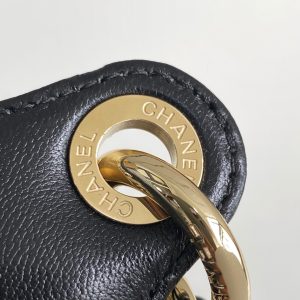 cc 25S Black Clutch Bag With Chain