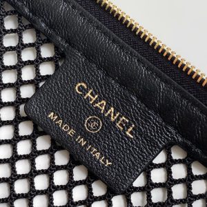 cc 25S Black Clutch Bag With Chain
