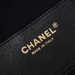 CC 25C Hobo Bags 40cm Black Grained Calfskin