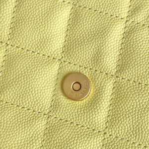 CC 25C Hobo Bags 40cm Lime Grained Calfskin