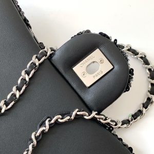 img_ecb71349_20251022_i1761108563006_6182_0_5_jpg CC 2025 Flap Bag Black Sequin 298204