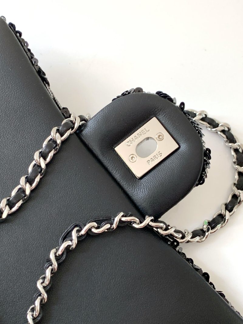 img_ecb71349_20251022_i1761108563006_6182_0_5_jpg CC 2025 Flap Bag Black Sequin 298204