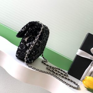 img_ecb71349_20251022_i1761108563581_4616_0_1_jpg CC 2025 Flap Bag Black Sequin 298204