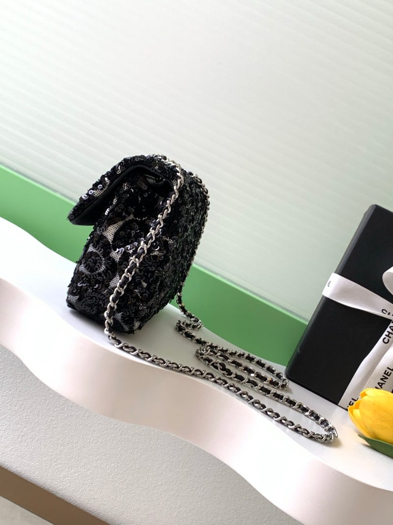 img_ecb71349_20251022_i1761108563581_4616_0_1_jpg CC 2025 Flap Bag Black Sequin 298204