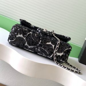 img_ecb71349_20251022_i1761108564909_6902_0_3_jpg CC 2025 Flap Bag Black Sequin 298204