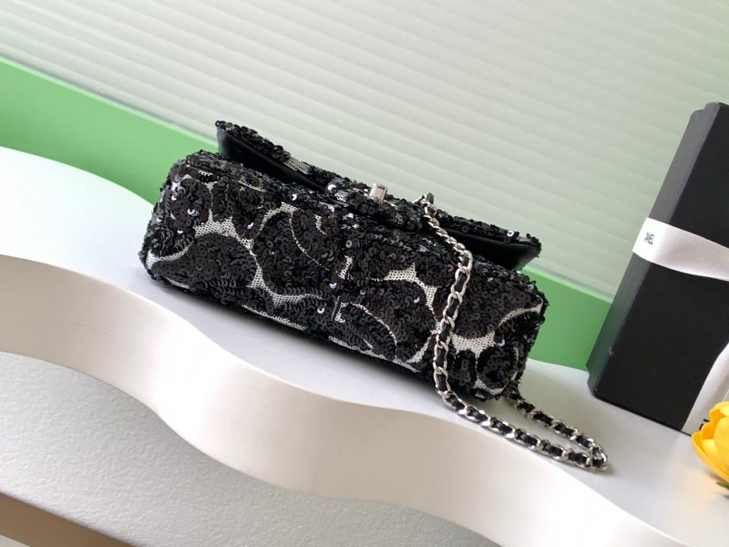img_ecb71349_20251022_i1761108564909_6902_0_3_jpg CC 2025 Flap Bag Black Sequin 298204