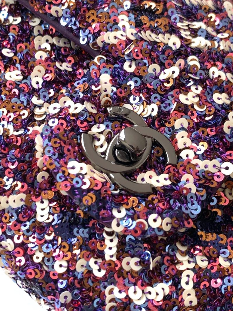 CC 2025 Flap Bag Multicolor Sequin 298203