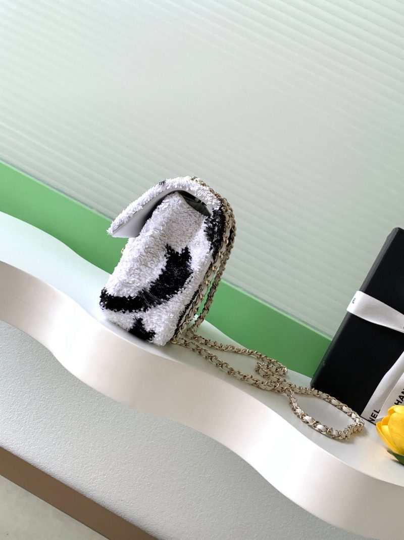 img_ecb71349_20251022_i1761108778376_6630_0_1_jpg CC 2025 Flap Bag Silver Black Sequin 298202