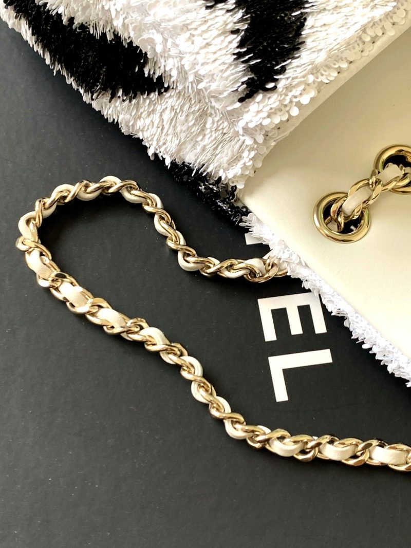 img_ecb71349_20251022_i1761108778434_8124_0_6_jpg CC 2025 Flap Bag Silver Black Sequin 298202