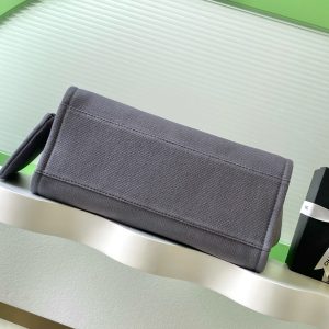 CC 2025 Deauville Tote Bag Gray Canvas