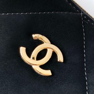 CC 2025 Black Velvet Crescent Bag