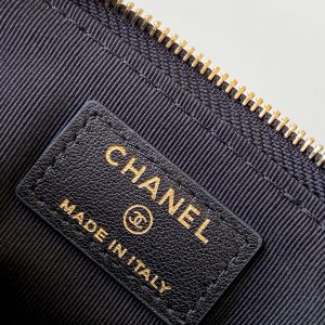 CC 2025 Phone Bag 18cm Black Cowhide 310331