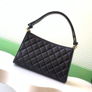 Chanel 25 Christmas Limited Hobo Shoulder Bag Black Lambskin 324810
