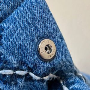 cc 24p stitched denim silver hardware