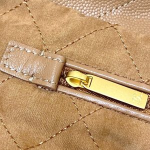 CC 24K Hobo 22 Bag Brown Grained Calfskin