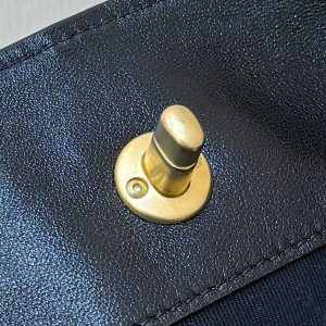 CC 25A Hobo 29cm Gray Black Suede Lambskin