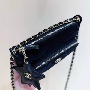 CC 2025 Coco Neige Camera Bag Black Velvet 346321