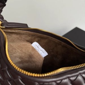 Bottega Veneta Shoulder Bag 35cm Brown Intrecciato Leather