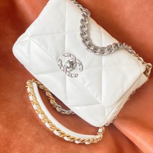 imgi_10_20220526_i1653537310_9070_2_jpg Chanel 2026 Flap Bag 26cm White Lambskin With Silver Hardware